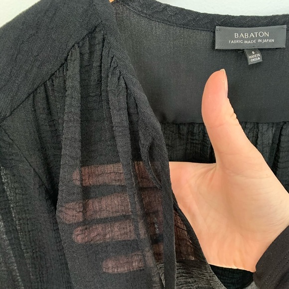 Aritzia - Babaton - Sheer Blouse - Picture 3 of 3